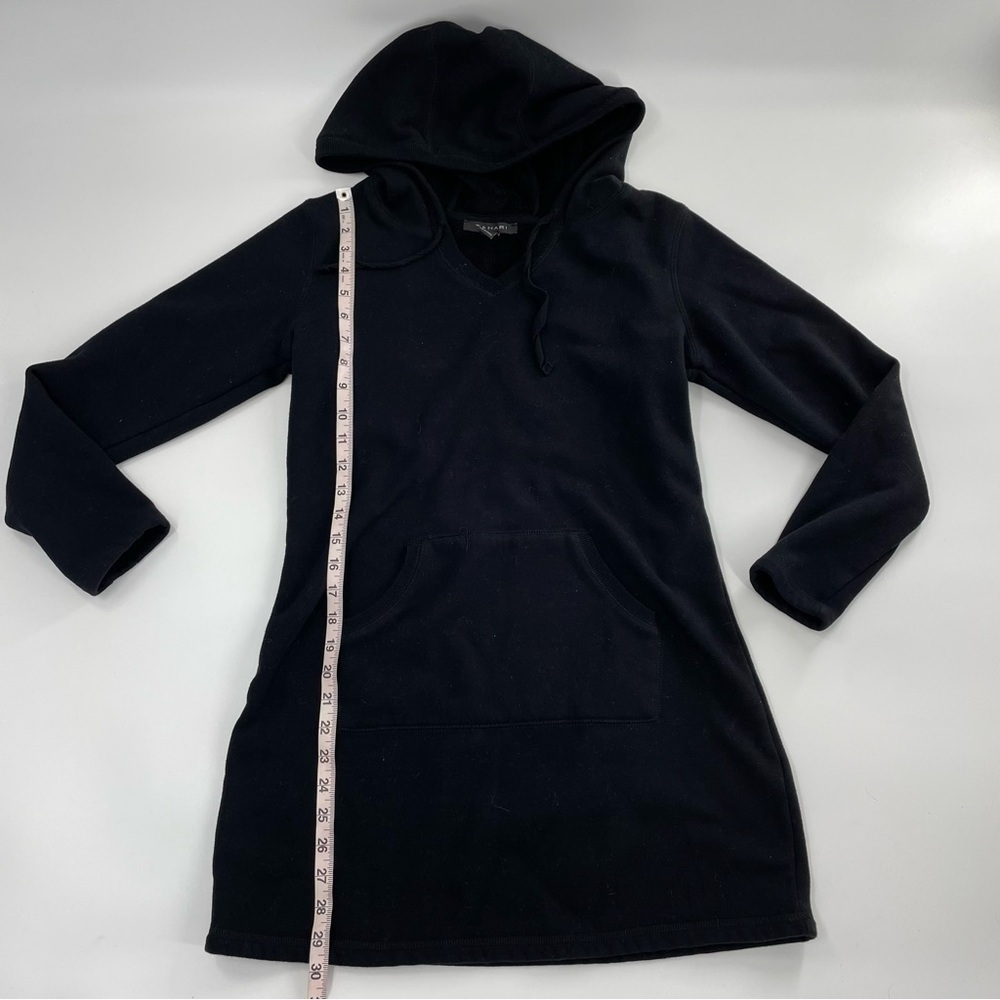 Tahari Soft Fleece Lined Hoodie Tunic / Mini Dress - Picture 6 of 11
